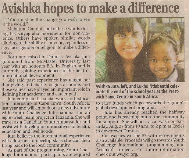 Avishka hopes to make a difference